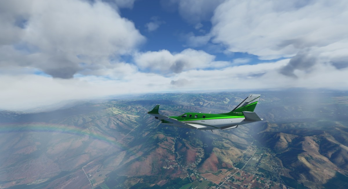 Microsoft Flight Simulator Tbm 930 In The Colorado Clouds
