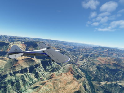 Microsoft Flight Simulator Xcub In The Grand Canyon2