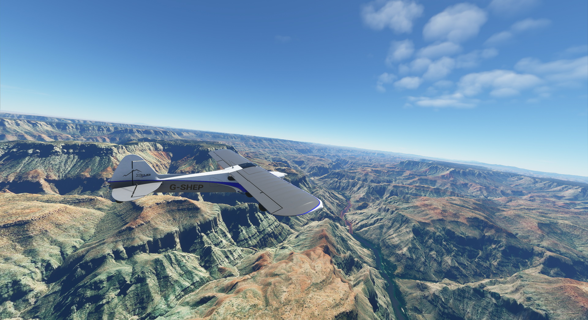 Microsoft Flight Simulator Xcub In The Grand Canyon2