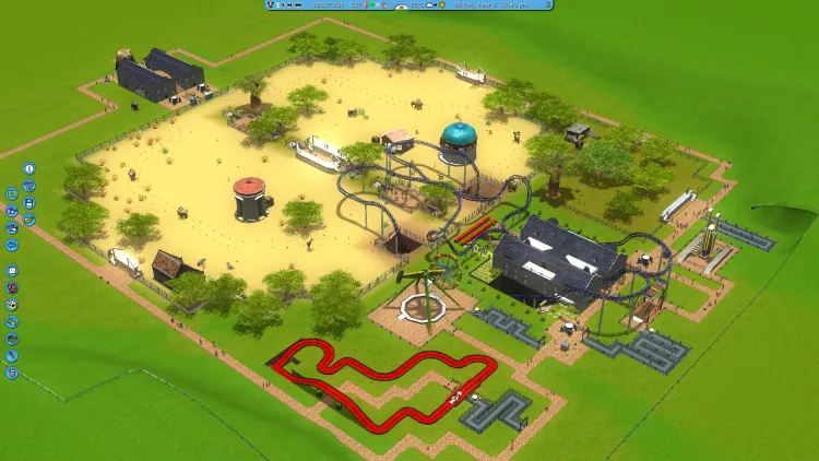 Rollercoaster Tycoon 3 Park Overview