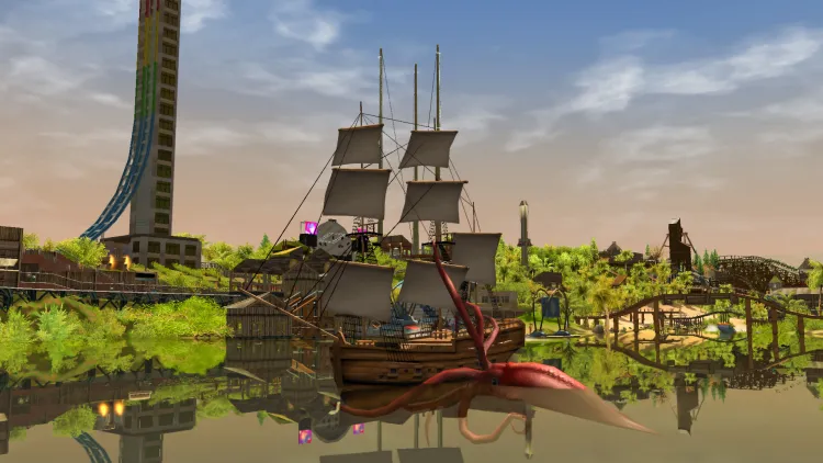 Rollercoaster Tycoon 3 Pirate Ship