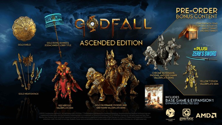 Godfall release date Ascended Preorder