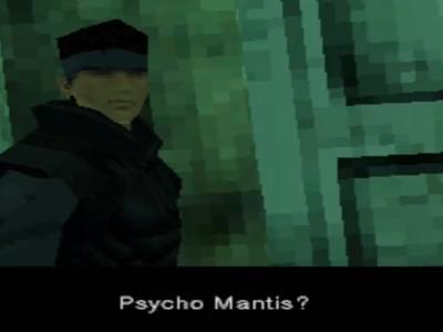Metal Gear Solid Psycho Mantis