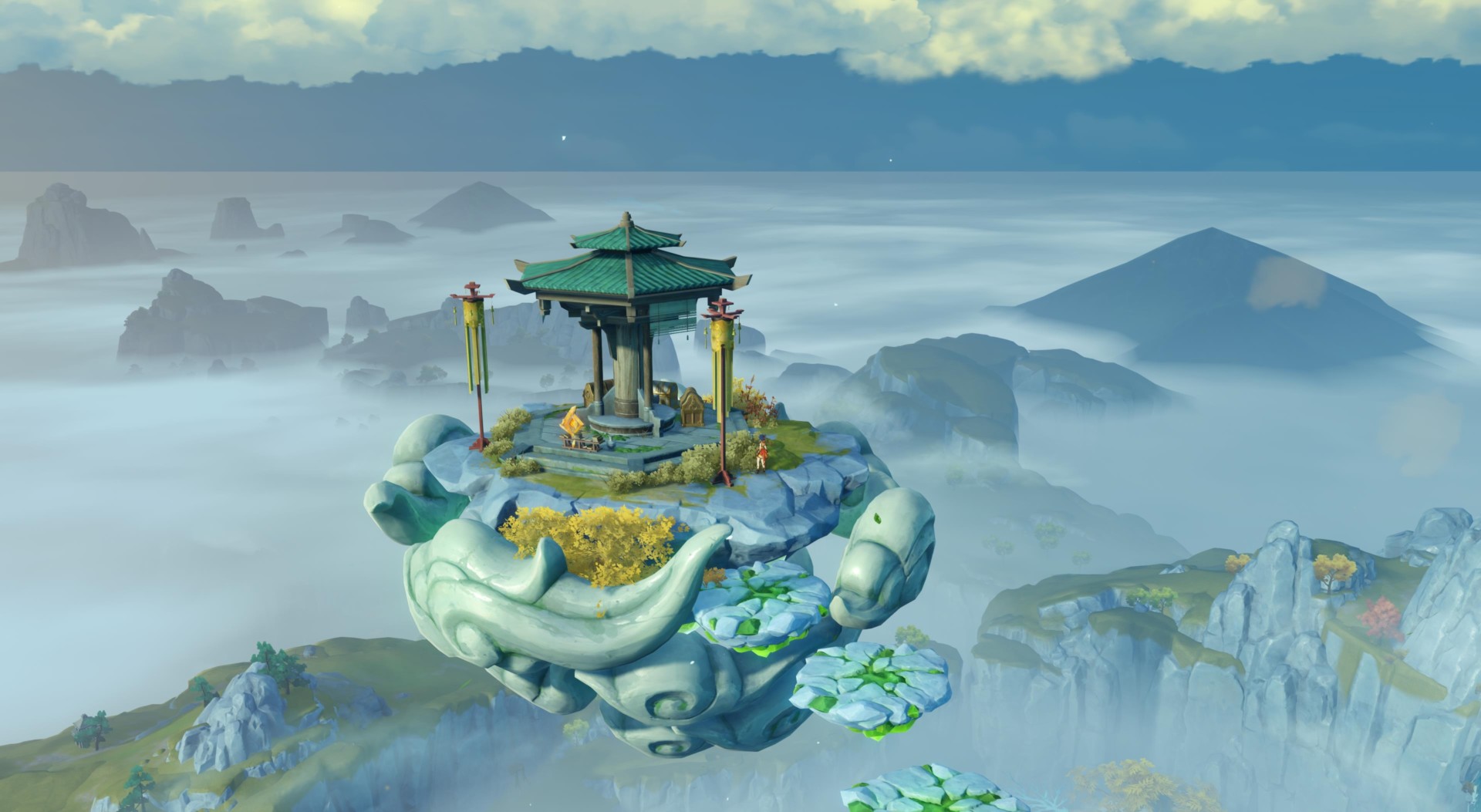Genshin Impact: Qingyun Peak&#39;s Three Divine Birds puzzle