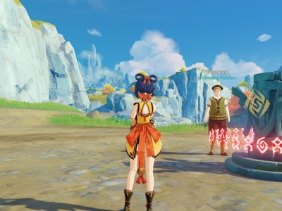 Genshin Impact Vermeer Paintbrush Vermeer Painting Strange Rocks