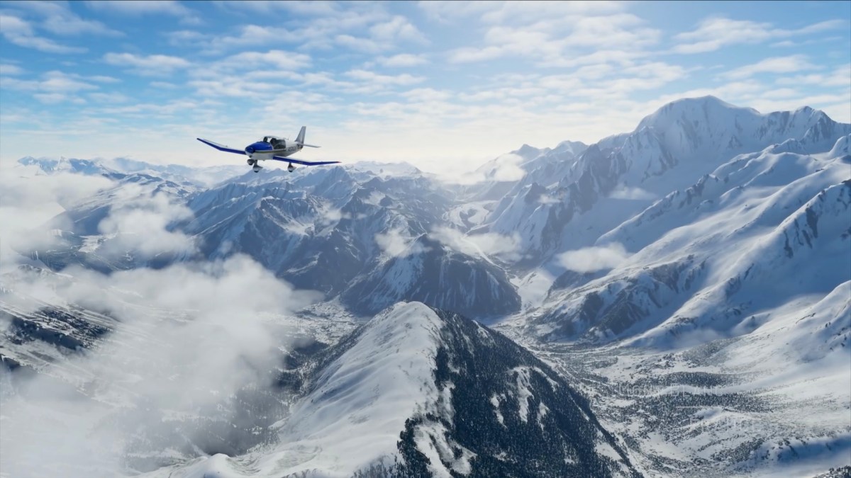 Microsoft Flight Simulator Mont Blanc