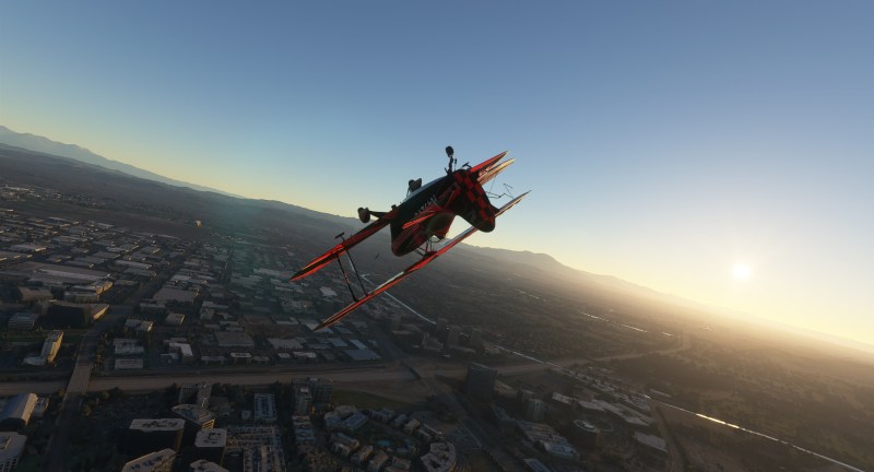 Microsoft Flight Simulator Pitts Stunt