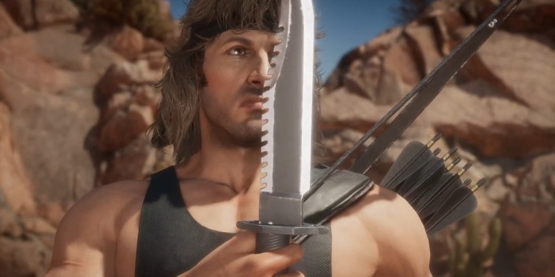 Novo trailer detalha gameplay de Rambo no MK 11