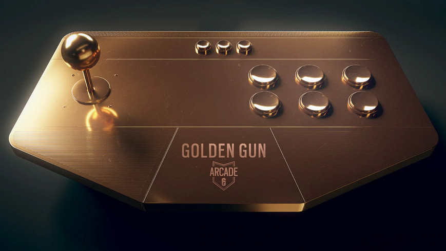 Rainbow Six Siege Golden Gun arcade