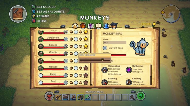 The Survivalists Monkey Companions Guide Monkey Mimic Mode 1c