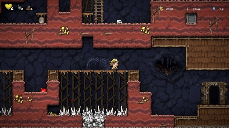 spelunky 2 drill The Golden Key