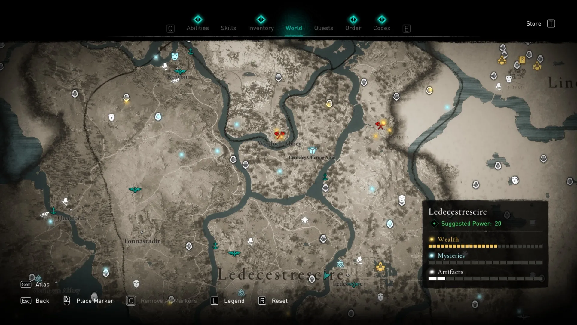 Assassin's Creed Valhalla Full World Map