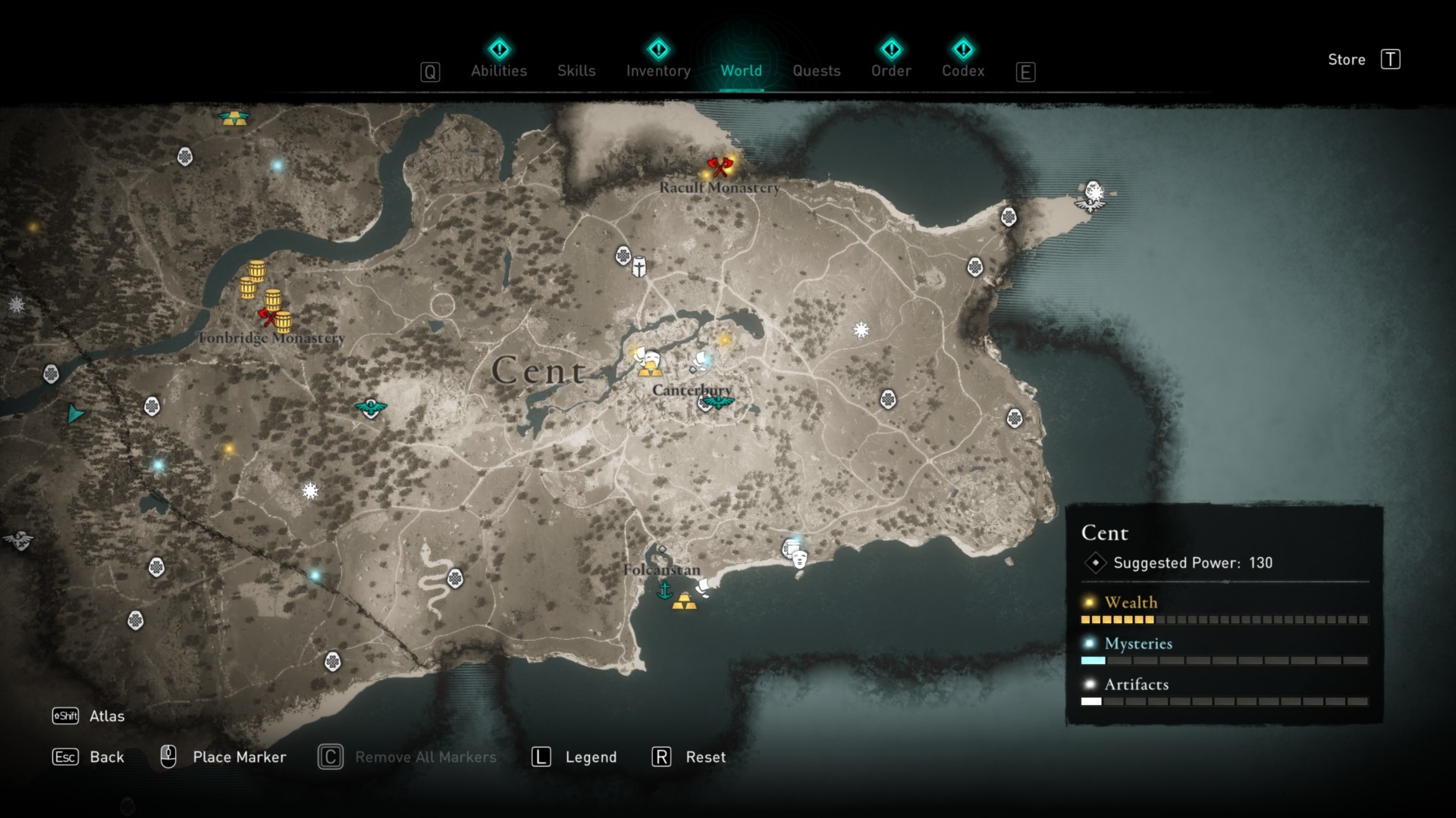 Assassin's Creed Valhalla: Full world map and treasure guide