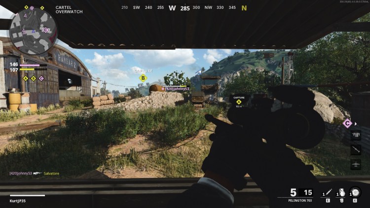 Sniper multiplayer gameplay pellington