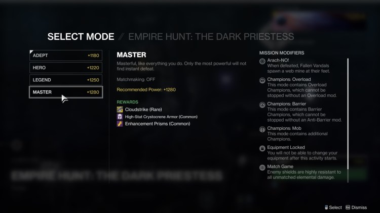 Destiny 2 Beyond Light Master Empire Hunt Guide 2