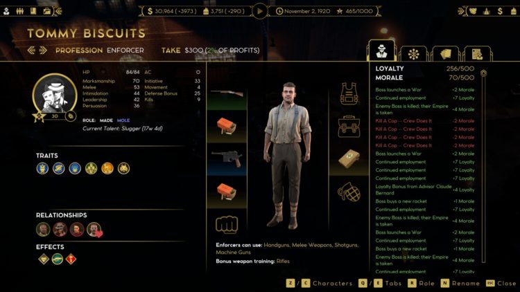 empire of sin характеристики персонажей. EmpSin charcls rl 1. empire of sin характеристики персонажей фото. empire of sin характеристики персонажей-EmpSin charcls rl 1. картинка empire of sin характеристики персонажей. картинка EmpSin charcls rl 1. Он предназначен для стрельбы по врагам на коротких и средних дистанциях. Самое замечательное в этом классе то, что он автоматически стреляет во врага, когда HP падает ниже 25%. empire of sin характеристики персонажей. EmpSin charcls rl 1. empire of sin характеристики персонажей фото. empire of sin характеристики персонажей-EmpSin charcls rl 1. картинка empire of sin характеристики персонажей. картинка EmpSin charcls rl 1. Он предназначен для стрельбы по врагам на коротких и средних дистанциях. Самое замечательное в этом классе то, что он автоматически стреляет во врага, когда HP падает ниже 25%.