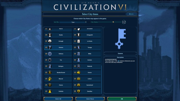 Civilization Vi December 2020 Update City State Picker 1