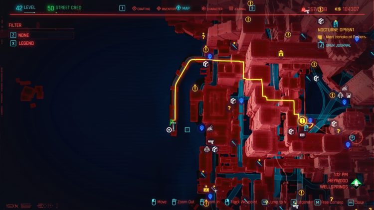 Cyberpunk 2077 Legendary Armors Guide Локации Центр города 3