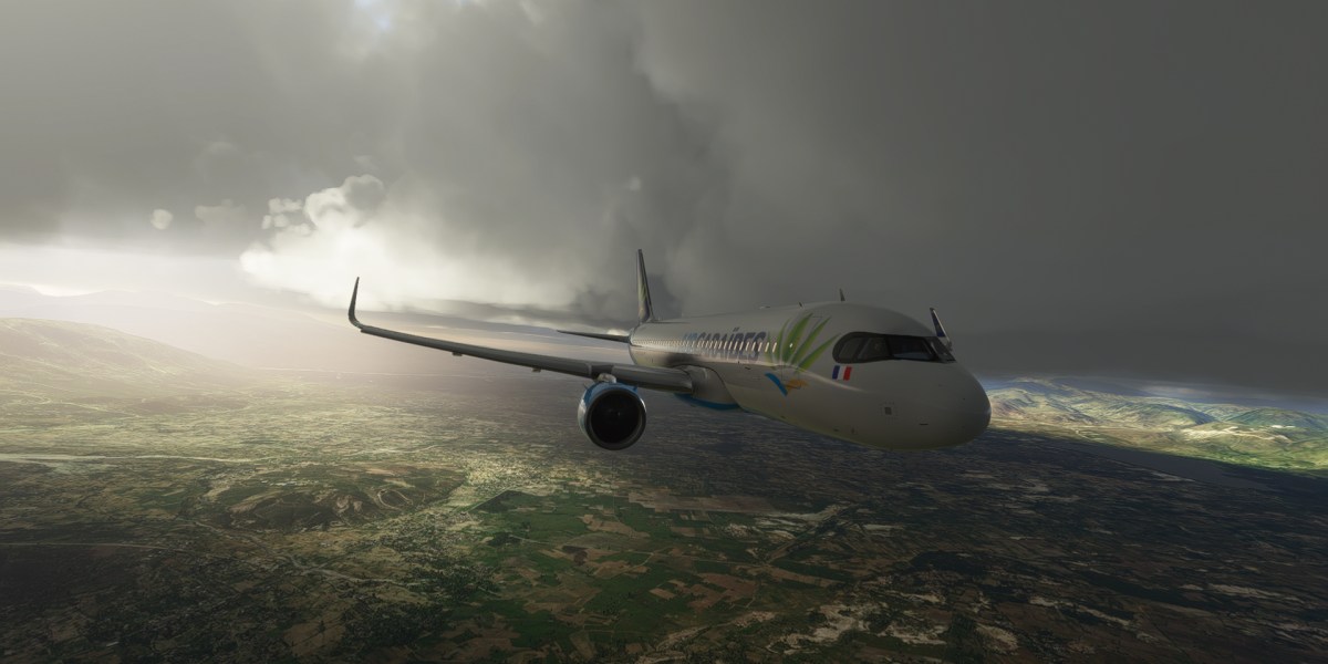 Microsoft Flight Simulator A320 Landing In Stormy Haiti 2