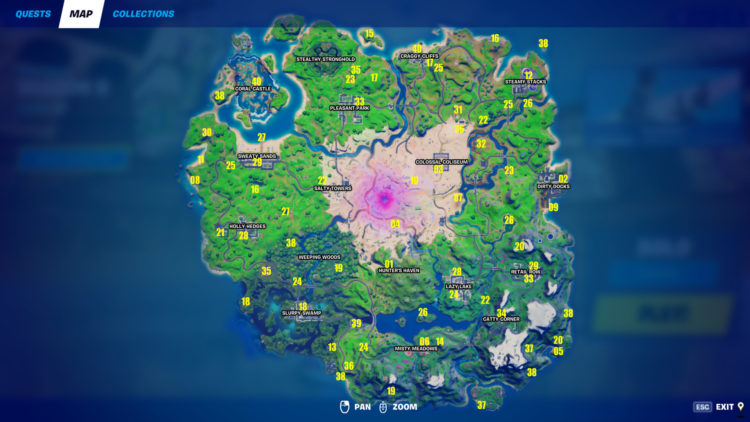 Fortnite Season 5 Npc Map Web 2
