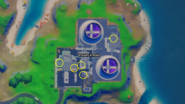Fortnite Steamy Stacks Locations Safes Guide