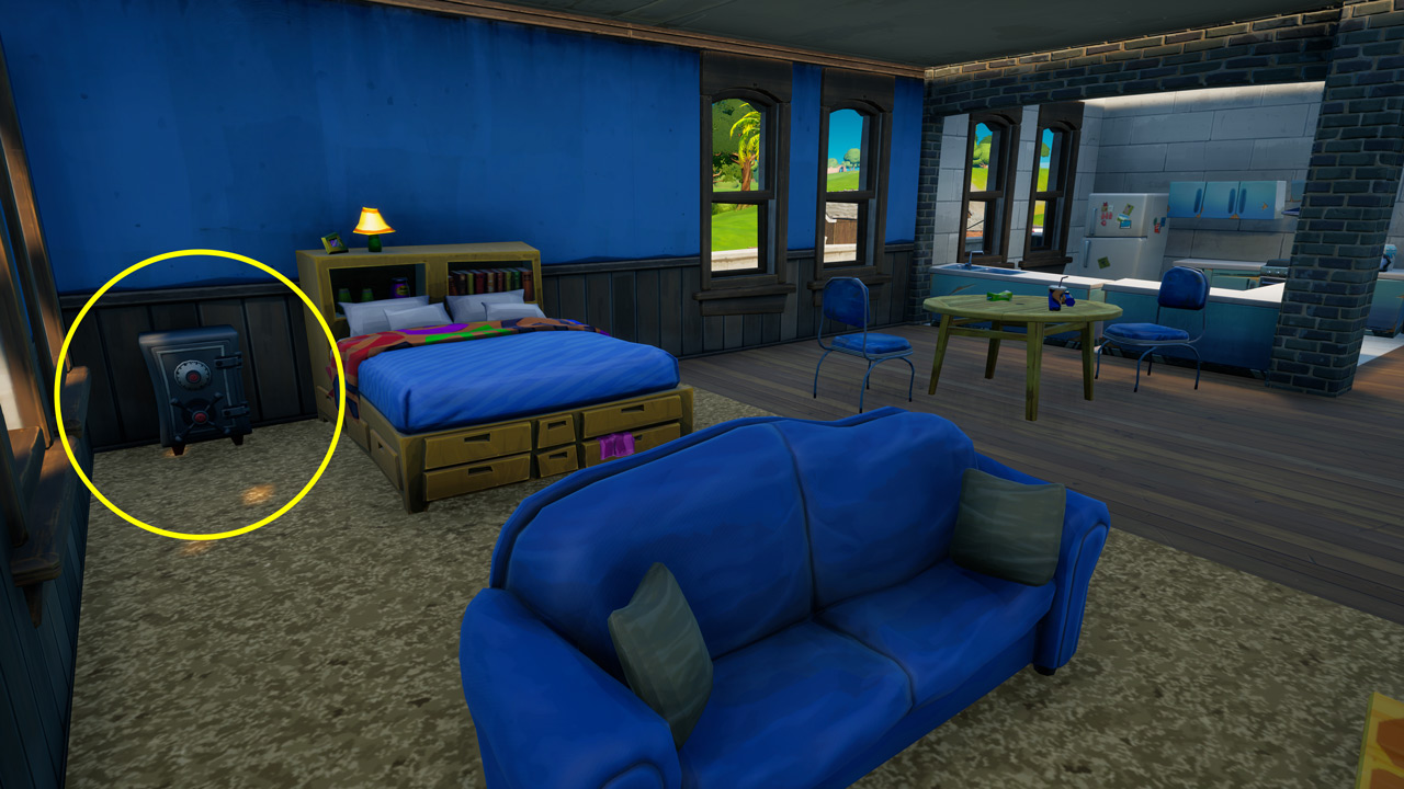 Fortnite guide All 10 of the Sweaty Sands safe locations with gold bars