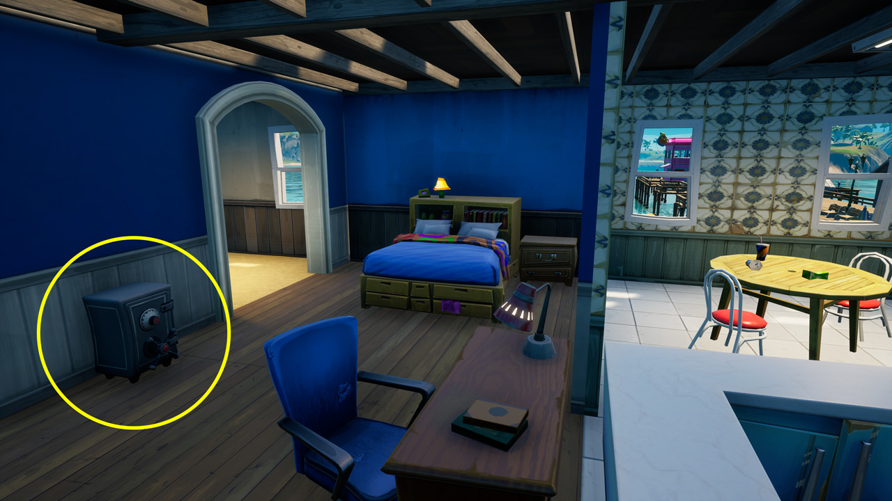 Fortnite guide All 10 of the Sweaty Sands safe locations with gold bars