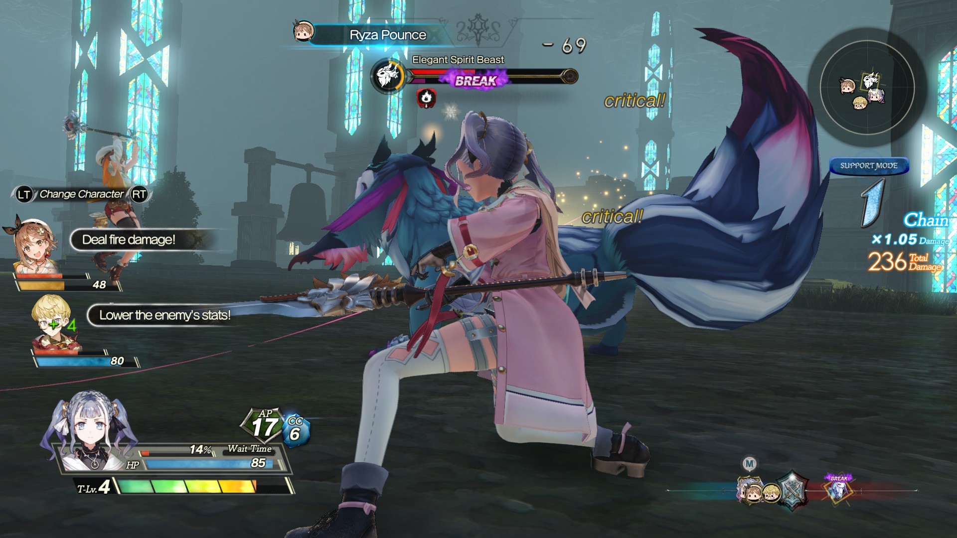 Atelier Ryza 2 combat guide Skills, AP, and the break meter