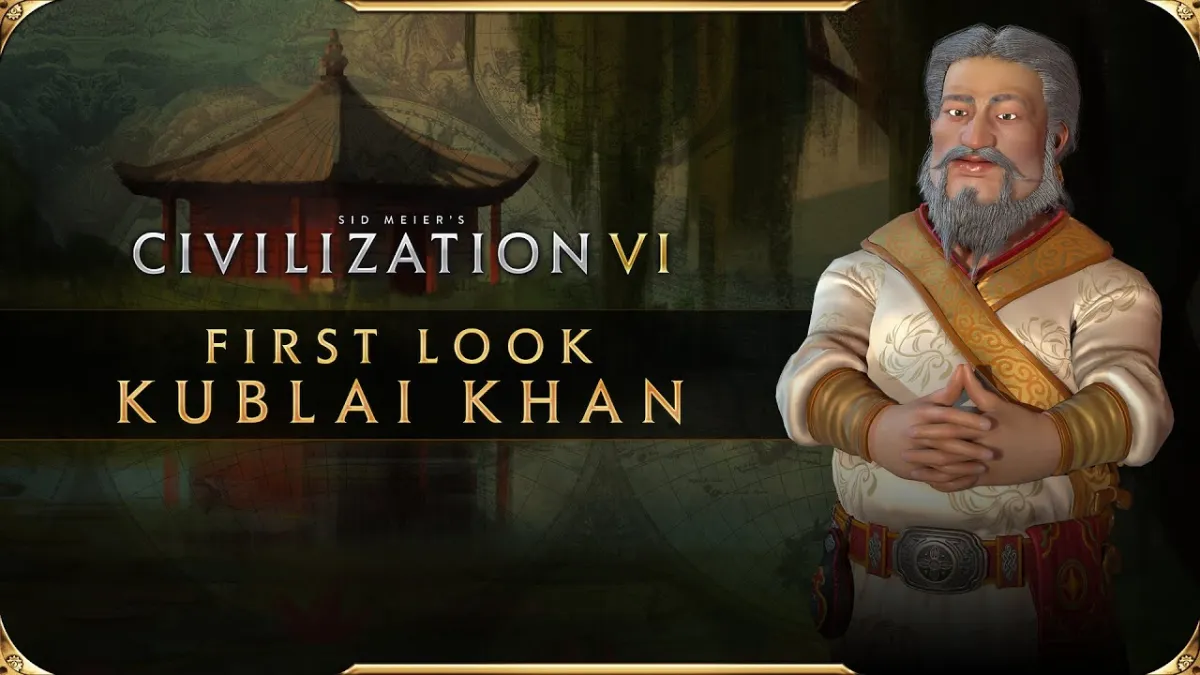 Civilization Vi New Frontier Pass Kublai Khan Mongolia China Announcement