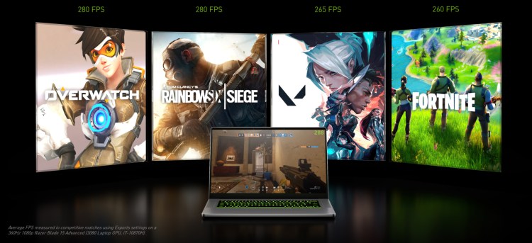 Nvidia Geforce Rtx 30 Series 240 Fps Esports Laptops
