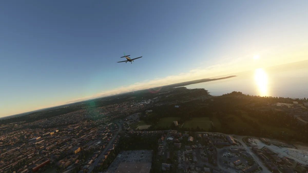 Microsoft Flight Simulator Cirrus In The Southern Uk 1