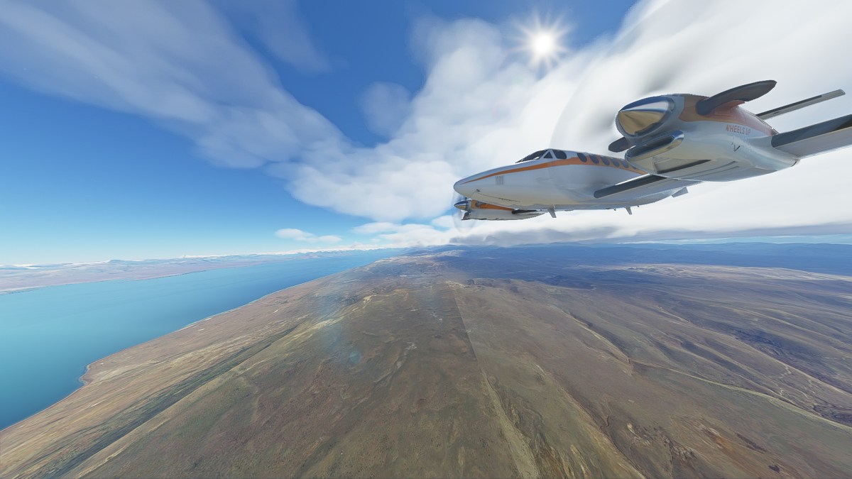 MSFS - King Air In Patagonia