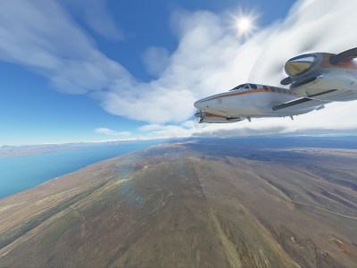 MSFS - King Air In Patagonia