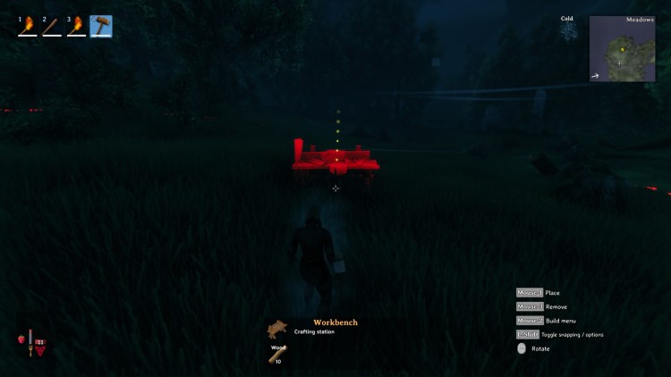 Valheim crafting guide -- Creating the Workbench and crafting basics