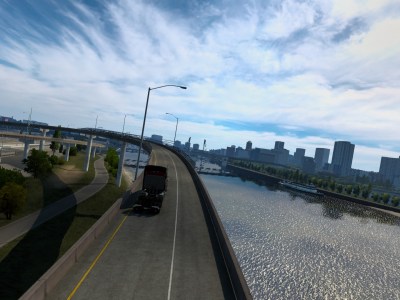American Truck Simulator Update 1.40 Bridge Skies