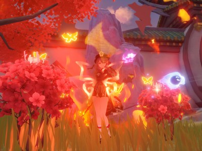 Genshin Impact Silk Flower Locations Guide Where To Farm Silk Flower Xingqiu Hu Tao Character Ascension Material