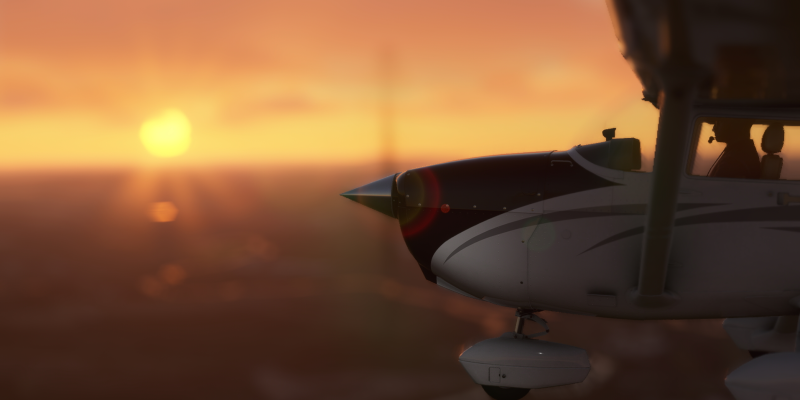 Microsoft Flight Simulator Cessna In The Sun