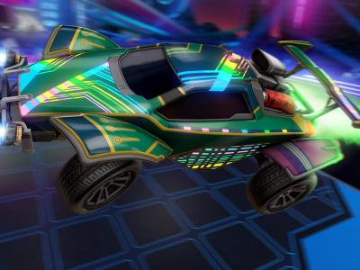 Rocket League Llama Rama Yonder's Fleece Blue Decal