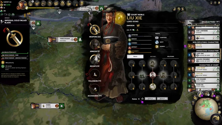Total War Three Kingdoms Fates Divided Han Emperor Xian Emperor Liu Xie Restore Han Empire Guide 2a