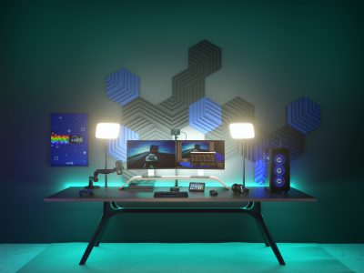 Elgato Wave Panels Lifestyle Shot 04 Gaming Room B