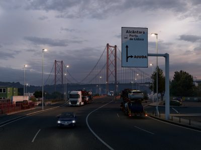 Euro Truck Simulator 2 Iberia Bridge