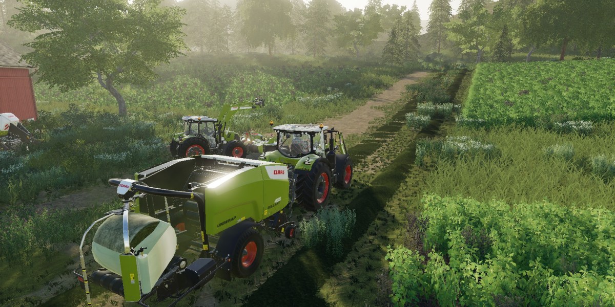 Farming Simulator 19 Pc Platinum Expansion Claas Mowing And Bailing Grass
