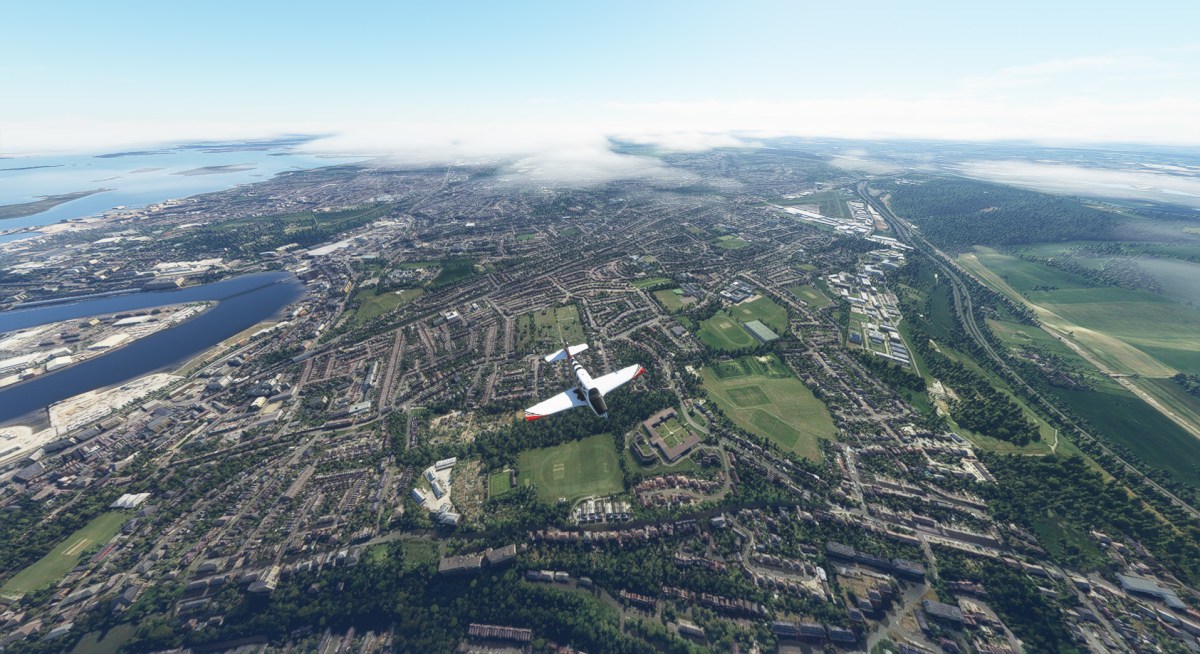 Microsoft Flight Simulator Bonanza Over London