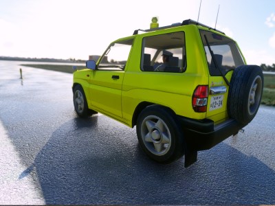 Microsoft Flight Simulator Pajero Car Add On 2