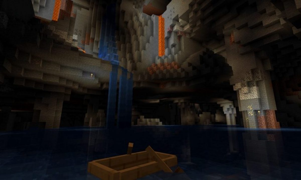 The Minecraft Caves and Cliffs update is being split up into two parts