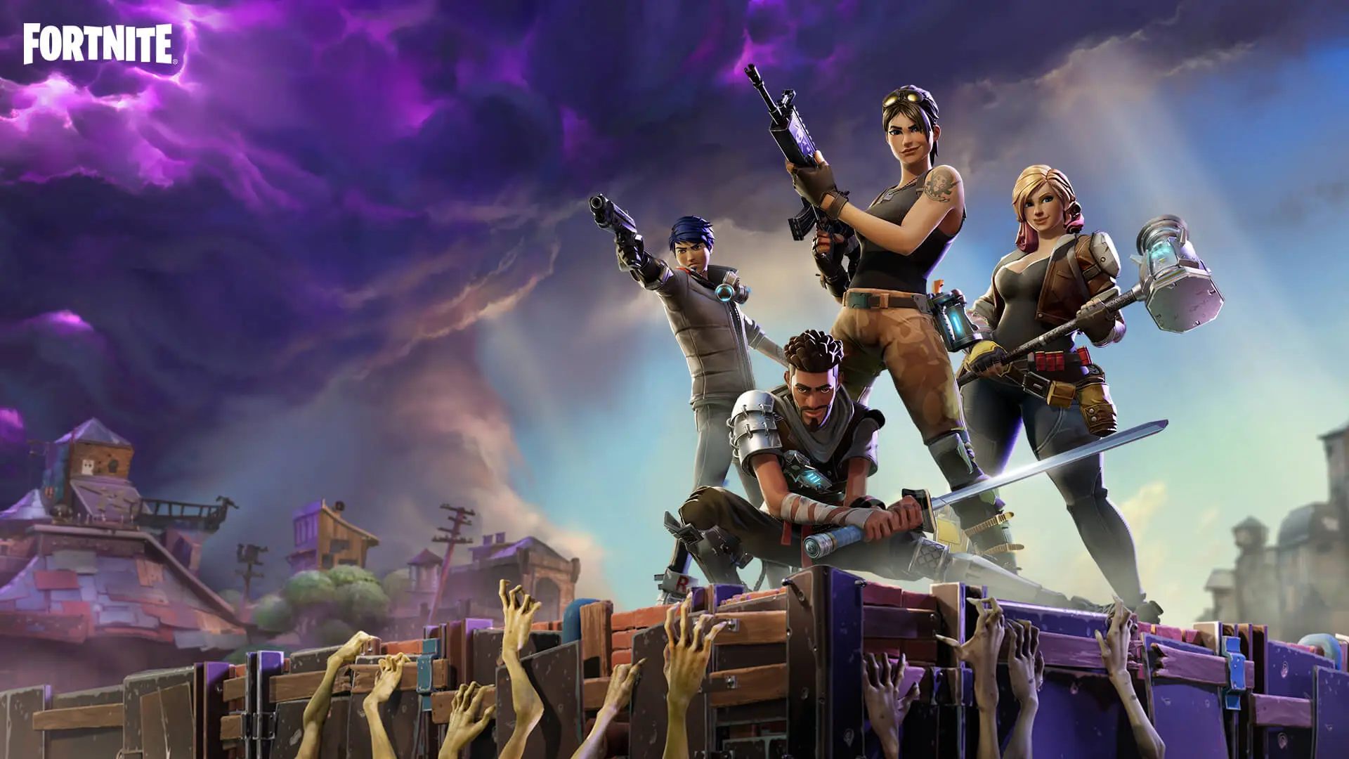 Save 50% on Fortnite Save the World - wide 3