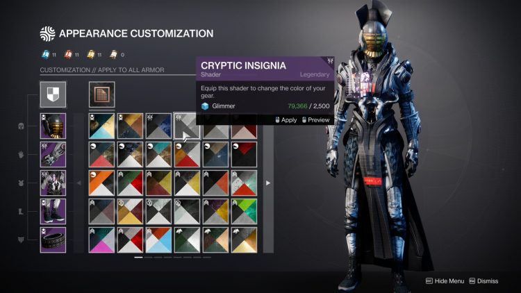 Destiny 2 Season Of The Splicer Armor Synthesis Transmogrification Transmog Guide Synthweave Synthstrand Synthcord Ada 1 2a