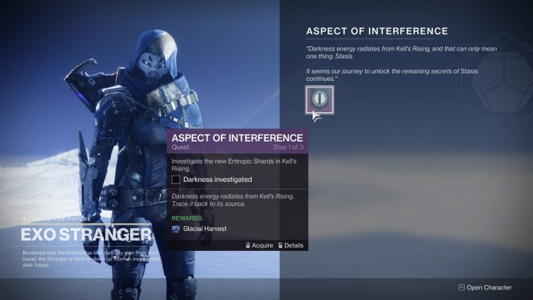 Destiny 2 Season Of The Splicer New Stasis Aspects Fragments Guide Aspect Of Interference 1