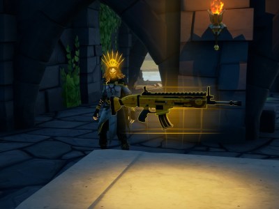 Fortnite Gold Lara Croft