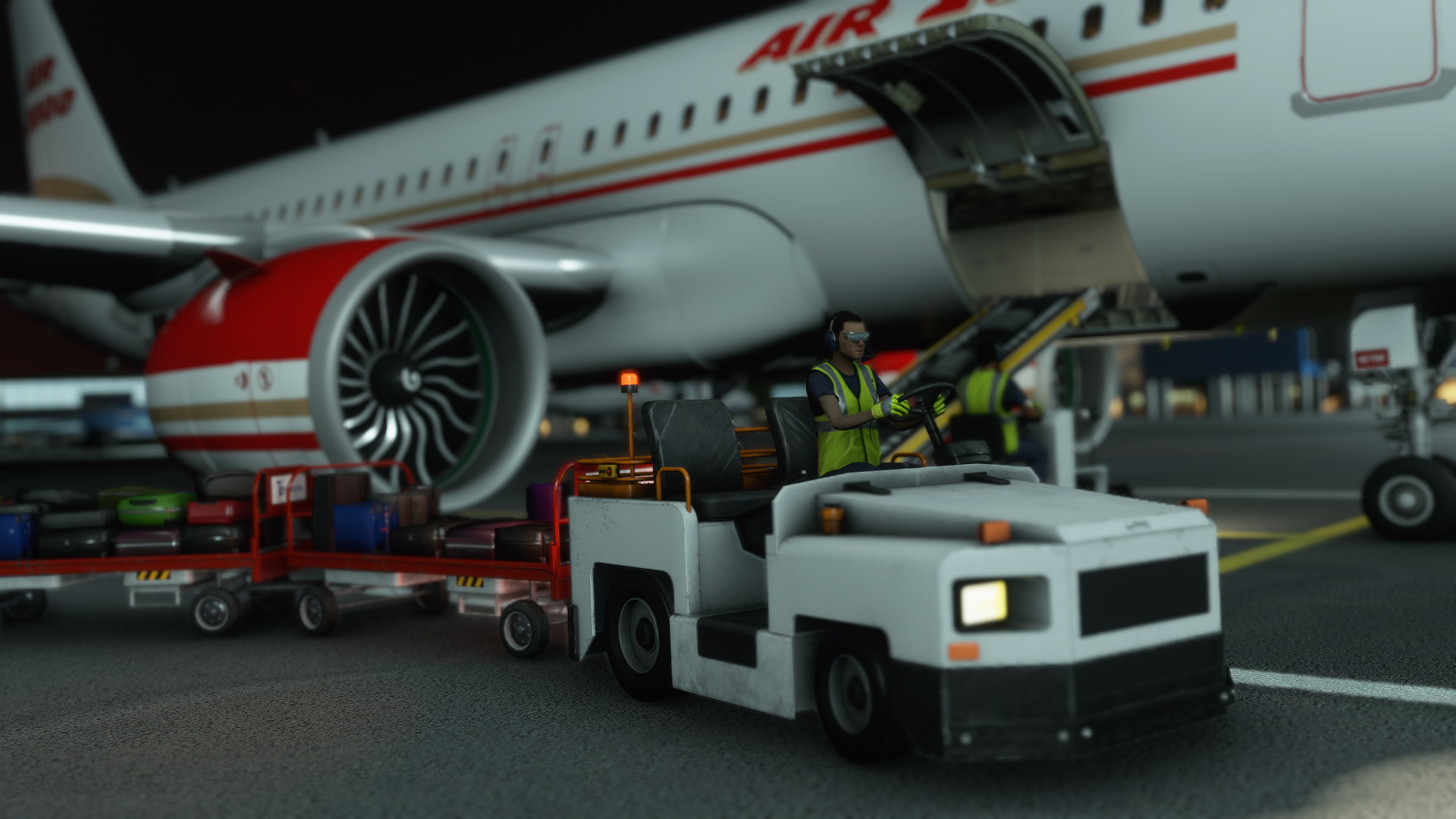 Microsoft Flight Simulator A320 Luggage Loading sim update 4